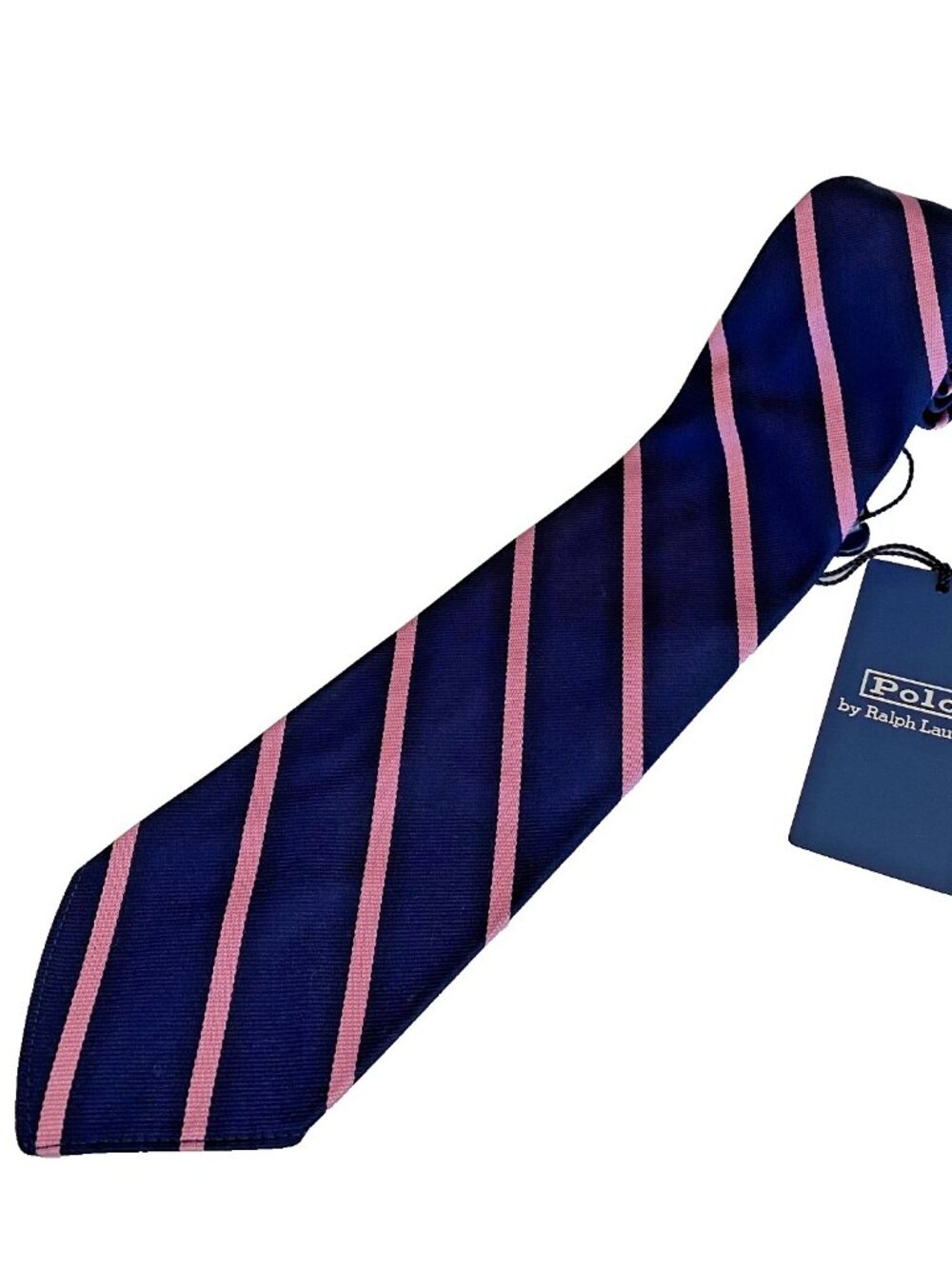 NWT Polo Ralph Lauren Handmade Italy Untipped Silk Tie